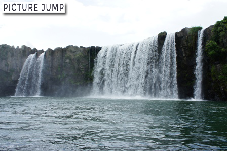 原尻の滝は日本で見ることのできるナイアガラの滝